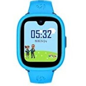 Resim Watch 5 Plus Görüntülü Arama GPS-SOS Sağlık TakibiGüvenli Alan Mavi Akıllı Çocuk Saat Wiky