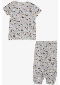 Resim Breeze Kız Bebek Kısa Kollu Pijama Takımı Sevimli Horozcuk Desenli 9 Ay-3 Yaş, Buz Mavisi-buz Mavisi Buz Mavisi 