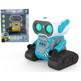 Resim Hsc Bilişim S-023 4568 Mavi̇-Sari Uk Ff Şarjli 2 4g Robot Araba 
