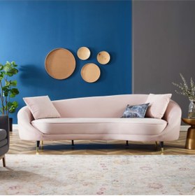Resim EMBA LUXURY Lucca Fasulya kanepe 3lü koltuk 