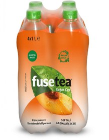 Resim FUSE TEA Şeftali 1 lt 4lü 