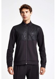 Resim Lescon 24ntel001135633 Siyah Erkek Fermuarlı Sweatshirt 001 