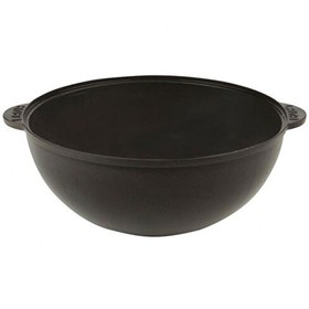 Resim Lava Yekpare Çap 28 CM Döküm Demir Kulplu Yuvarlak Kazan / Tencere LV Y KZ 28 K0 