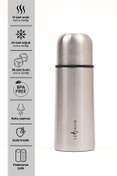 Resim Le Paon 300 ml Mama Termosu Paslanmaz Çelik Tek Tuşla Açılır Sızdırmaz 12 Saat Sıcak BPA Free 
