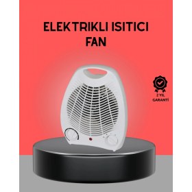 Resim MiraLive Mini Elektrikli Isıtıcı 2000W - Termostatlı Fanlı Isıtma, Taşınabilir Tasarım 