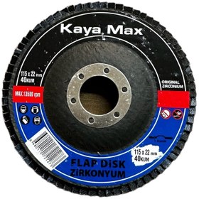 Resim KAYA MAX Mavi 40 Kum Flap disk 
