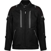 Resim Tech90 Vecton 4 Mevsim Korumalı Kevlar Motosiklet Montu Gri - Siyah 