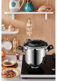 Resim Karaca Marsilya İndüksiyon Tabanlı Düdüklü Tencere 7 Lt 