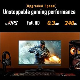 Resim ASUS TUF GAMING VG259QM5A 24.5 Fast IPS 1920x1080 0.3ms 240Hz 300cd DP HDMI Hoparlör VESA 3YIL ELMB SYNC, 99% sRGB, Gaming AI MONİTÖR 