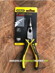 Resim Stanley Eğri Uçlu Kargaburun Pense 160Mm Çelik Uçlu 
