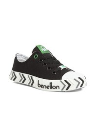 Resim United Colors Of Benetton Benetton® | Bn-30635-3374 Siyah - Çocuk Spor Ayakkabı 
