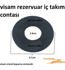 Resim Visam Rezervuar İç Takım Contası Büyük Kapama Boşaltma Conta 