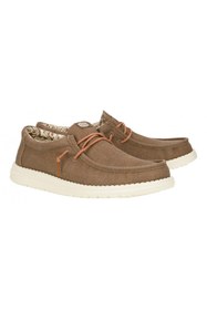 Resim HEY DUDE Erkek Oxford ( Klasik) HD.41873-267 Hey Dude Wally Waxed Canvas Walnut 