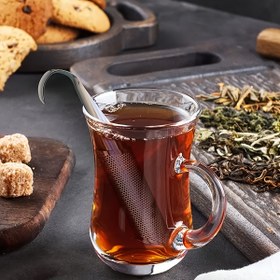 Resim 1 adet Saplı Paslanmaz Çelik Çay Demliği - Boru Şeklinde, Kupa ve Çaydanlıkta Kolay Demleme için Asılı Yaprak Çay Süzgeci - Gourmet Çay Tutkunları için İdeal, Çay Aksesuarları 