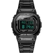 Resim Caven Denton Açık LED Dijital Spor Saatler Erkekler Paslanmaz Çelik Üst Marka Lüks Zaman Dilimi Su Geçirmez Casıo (Yurt Dışından) 