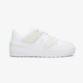 Resim Tommy Hilfiger Basket Kadın Beyaz Sneaker Düz Fw0fw08272 Beyaz 
