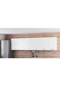 Resim Minar 280 Cm Mutfak Dolabı Beyaz 280-B1-Üst Modül Beyaz 