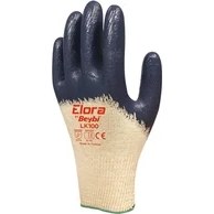 Resim Beybi Nitril Pmk Örme Elora LK100 Lacivert İş Inşaat Bahçe Eldiveni 4144R 