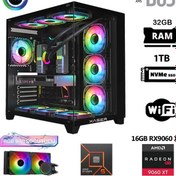 Resim Xaser Lexus X750 R5-8400F 32 GB 1 TB M.2 NVMe SSD 16 GB RX9060XT Free Dos Masaüstü Oyuncu Bilgisayarı 