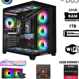 Resim Xaser Lexus X750 R5-8400F 32 GB 1 TB M.2 NVMe SSD 16 GB RX9060XT Free Dos Masaüstü Oyuncu Bilgisayarı 