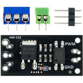 Resim Genel Markalar AOD4184 Mosfet Sürücü Modül Optokuplör izolasyon 40V 50A 50W Pwm Hız Kontrol Motor Selenoid Valf Led 