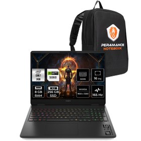Resim HP Omen 16 Core 7 240H 8GB 256GB SSD RTX5060/8GB 16" FHD+ 165Hz FDOS Gaming Laptop & Per4 Çanta 