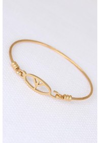 Resim Gold Metal Çelik Figürlü Erkek Kelepçe Bileklik Renkli 