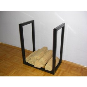 Resim Metal Odunluk Dekoratif Şömine Yanı Minimalist Odunluk Diğer 