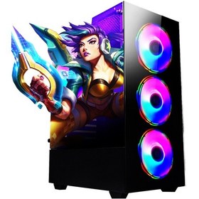 Resim Ramtech Fullforce FF214 i5-6500 16 GB 256 GB SSD+500 GB HDD GTX1650 Free Dos Masaüstü Oyuncu Bilgisayarı 