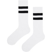 Resim MEM SOCKS 2'li Çizgili Çocuk Dizaltı Çorap 