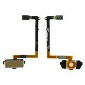 Resim Samsung Uyumlu Galaxy S6 G920 Home Tuş Bordu Filmi Gold 
