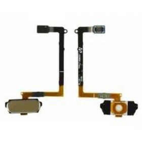 Resim Samsung Uyumlu Galaxy S6 G920 Home Tuş Bordu Filmi Gold 