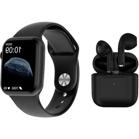 Resim BGGTech Iphone 8 Plus Uyumlu Dtno 1 Watch 7 Pro Max Akıllı Saat + Pro 5 Bluetooth Kulaklık 