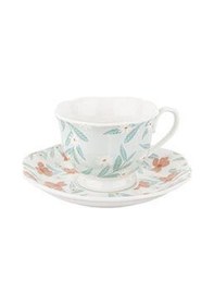 Resim Tantitoni Spring 6 Kişilik Kahve Fincan Takımı Beyaz 