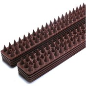 Resim Novahub Kuş Ve Kedi Engelleme Çubukları - 10 Adet Kahverengi Pp Diken 