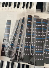 Resim BONSON F8 MODEL 3/4 BOY KEMANLAR İÇİN NOTA STİCER 