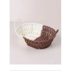 Resim Hasırlı Ekmek Sepeti Oval -8803 