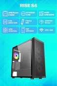 Resim Game Garaj Rise S4 AMD Ryzen 5 5600 16GB RAM 1TB SSD RTX5060 FreeDOS Tavsiye Sistem 