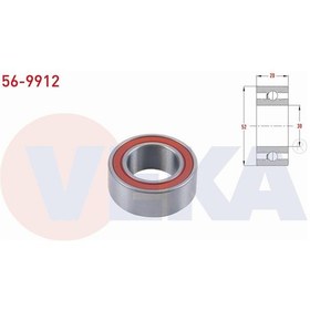 Resim Üniversal Klima Rulmanı 30x52x20 