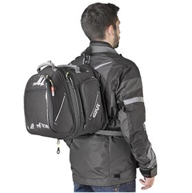 Resim Givi EA103B DEPO ÜSTÜ ÇANTA SİYAH 25LT + 15LT GENİŞLEYEBİLİR MAGNET VE KEMER BAĞLANTILI 
