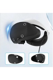 Resim Konsol İstasyonu Playstation VR 2 PS VR2 Siyah Silikon Koruyucu Kılıf 