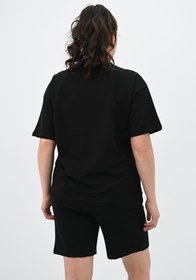 Resim Kadın Büyük Beden Baskılı Şort Takım 8087-24 - 5XL / Turkuaz 