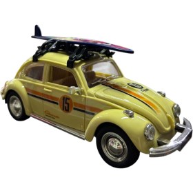 Resim Duman Vosvos Işıklı Müzikli Kapıları Açılır Aksesuarlı Metal Araba 