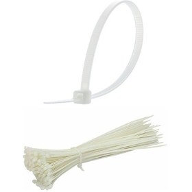 Resim 100 Adet Plastik Cırt Kelepçe Kablo Bağı Kablo Düzenleyici- 3.6 X 150 Mm 5358 