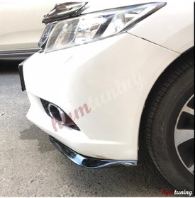 Resim Honda Civic Fb7 Ön Tampon Flap Seti - Piano Black - Abs Plastik 