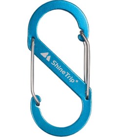 Resim Youtek Alüminyum Allyum S Tipi Dağcı Kilit, Dış Mekan Kamp Çanta Hızlı Asma Kancası, 40kg Yük Kapasitesi, Mavi Büyük Boy 