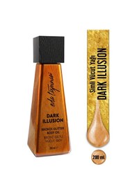 Resim Eda Taşpınar Dark Illusion Işıltılı Vücut Yağı 200 ML 
