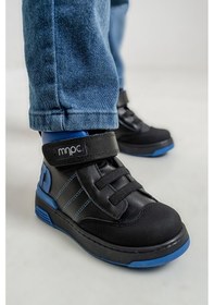 Resim Mnpc Erkek Çocuk Siyah Hakiki Deri Anatomik Günlük Bot 25k3b110582 Siyah 