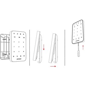 Resim Hikvision Ds-Pk1-E-We Kablosuz LED Tuş Takımı Keypad 