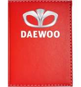 Resim promosyon denizi Daewoo Logolu Kırmızı Ruhsat Kabı 